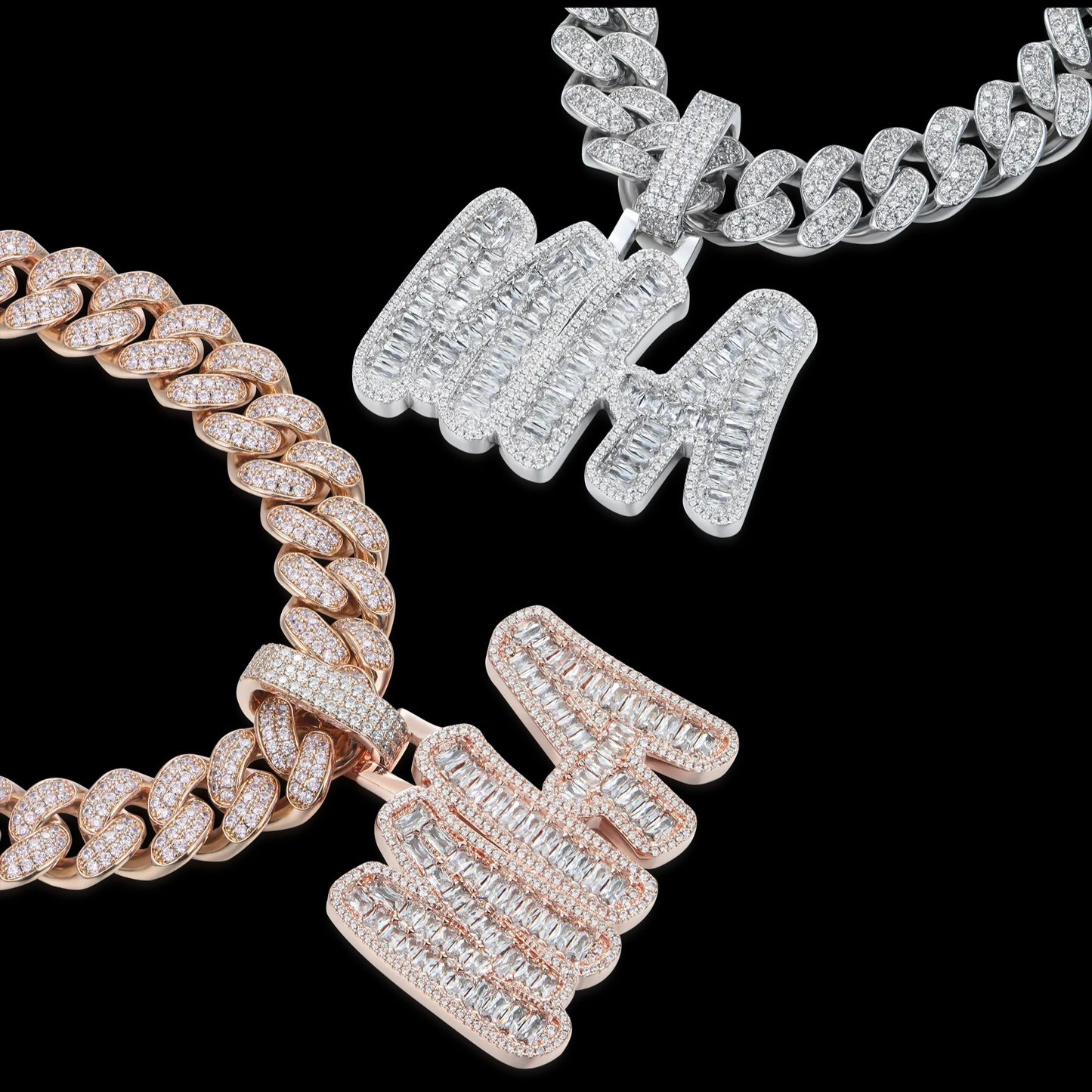 Personalized Word Pendant (Baguette V2)