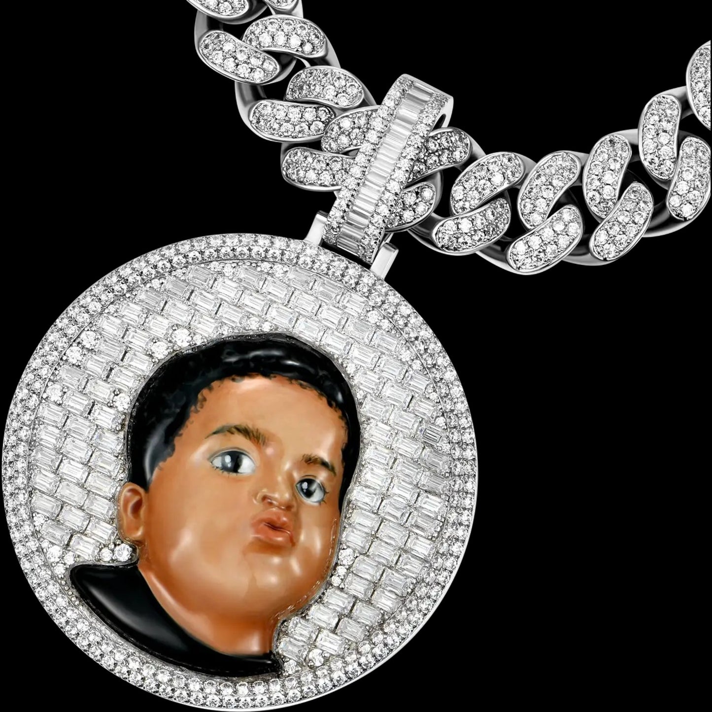 Personalized Portrait Memorial Pendant