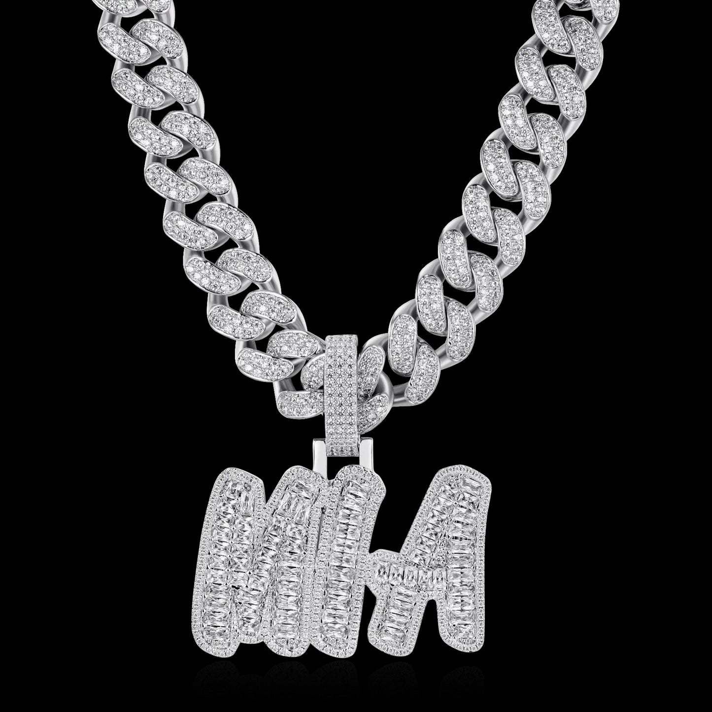 Personalized Word Pendant (Baguette V2)