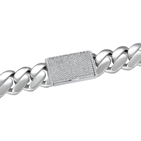Kubanische Gliederkette, 19 mm, individueller Verschluss