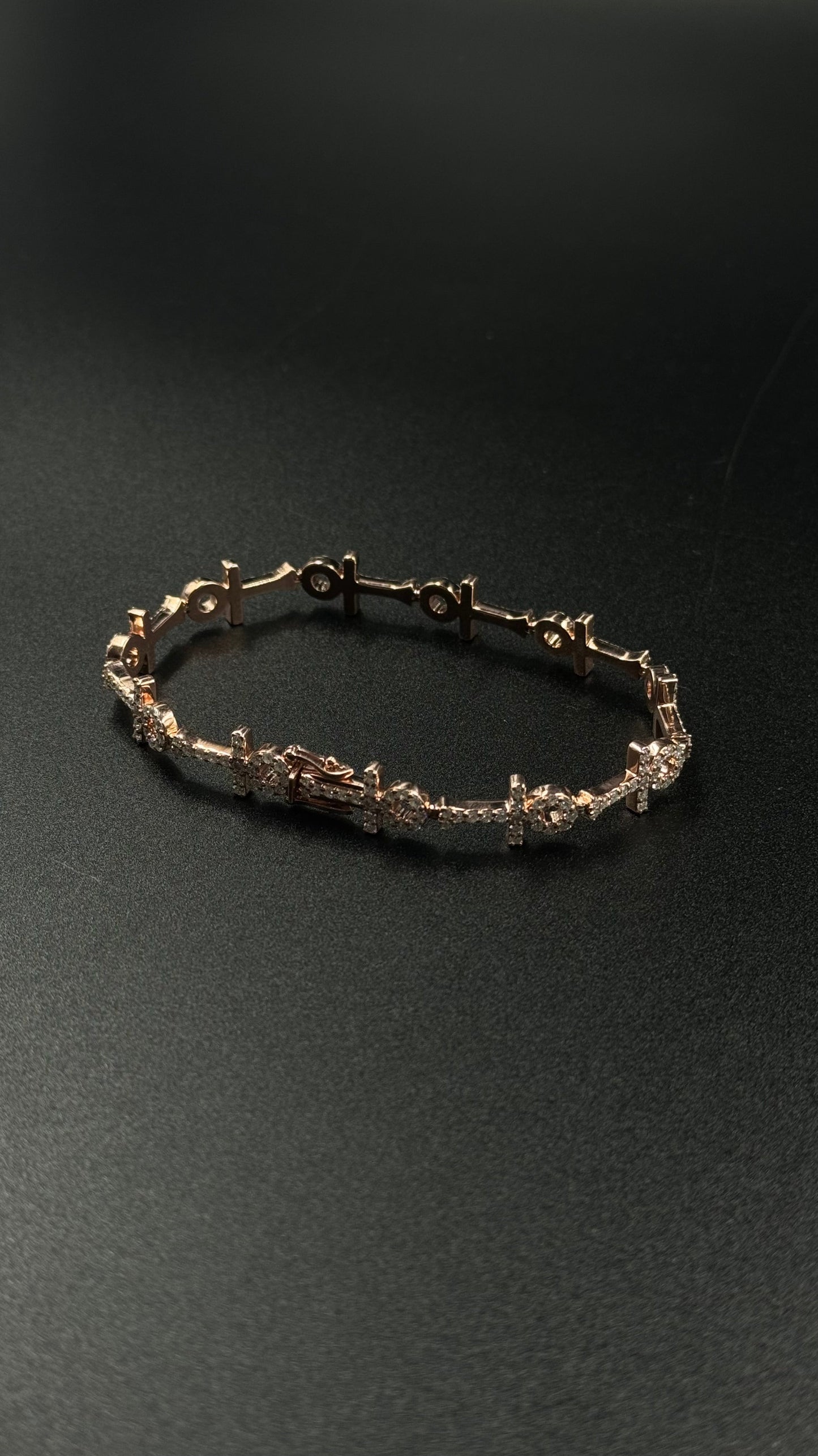 Bracelet « cross link »