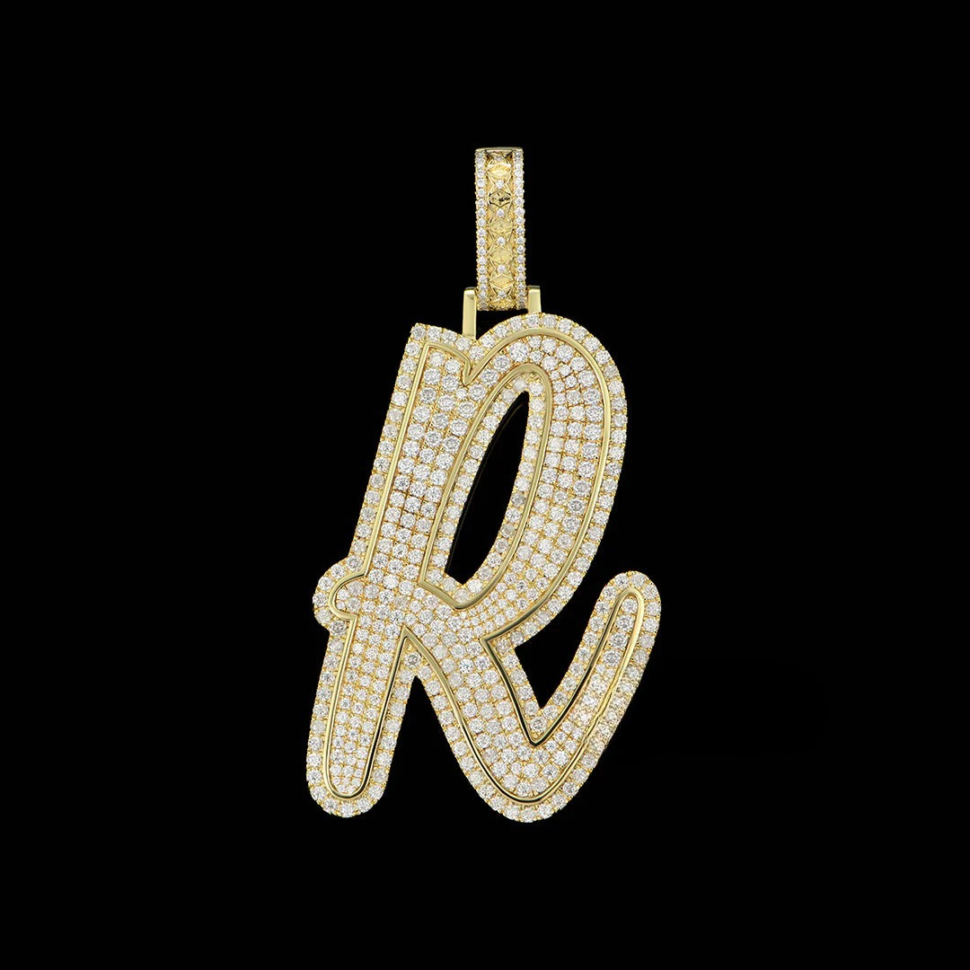 Personalized letter pendant