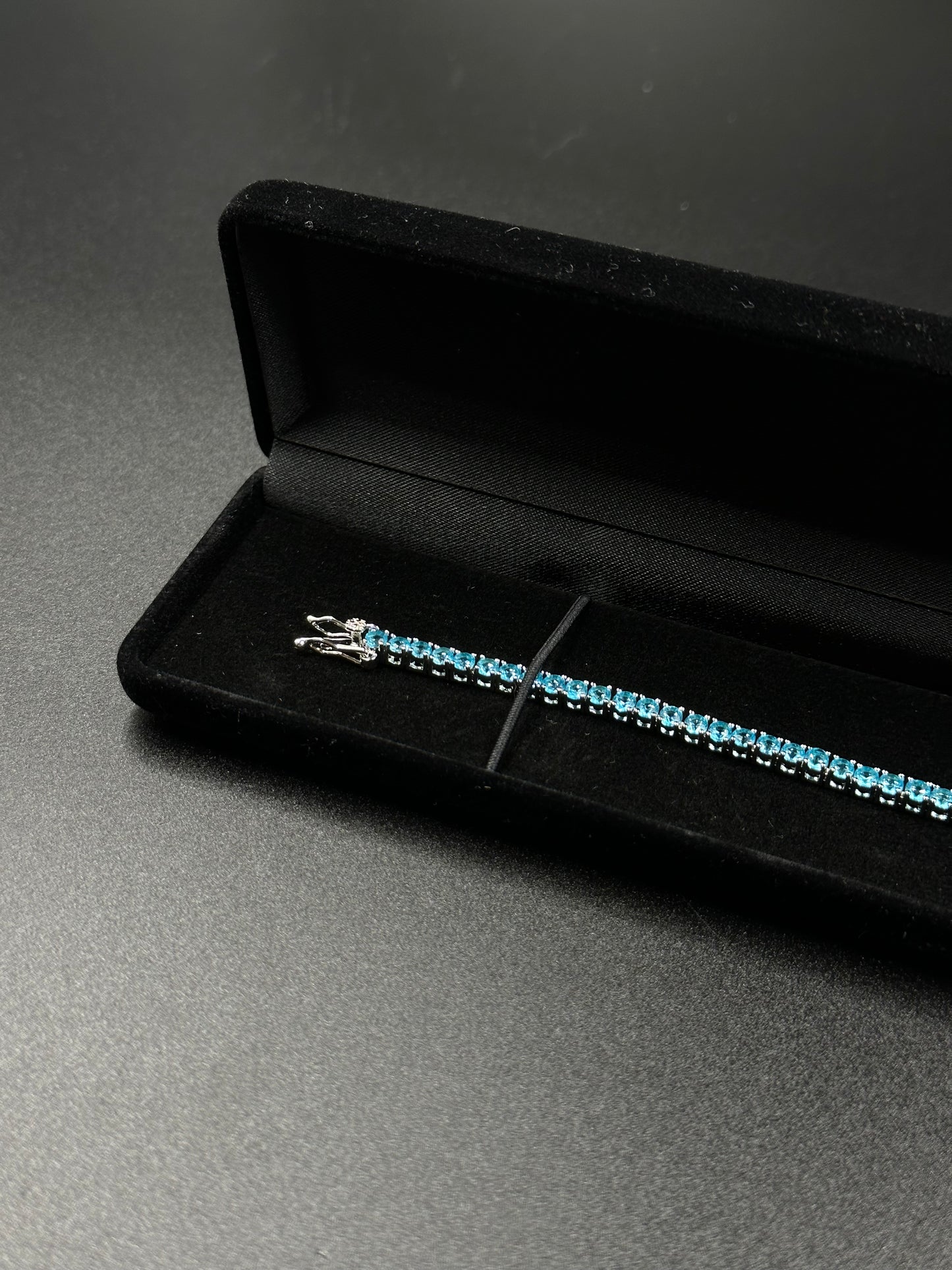 Tennisarmband 3mm blau