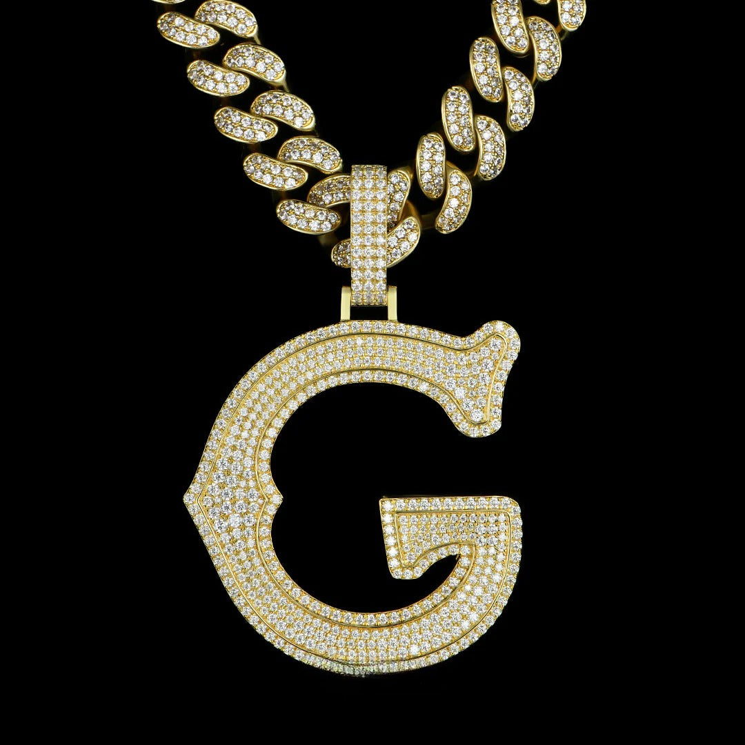 Personalized letter pendant