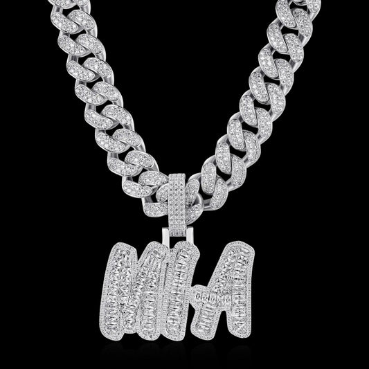 Personalized Word Pendant (Baguette V2)