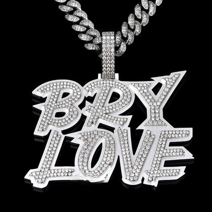 Pendentif mots personnalisé 2 lignes