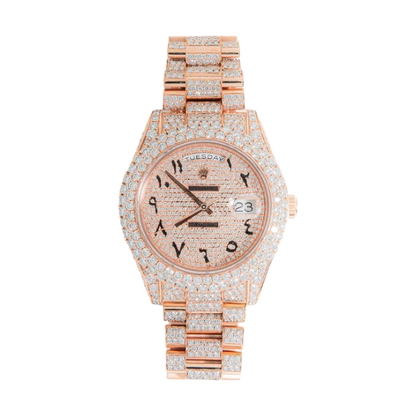 Rolex Day-Date iced out (Rose gold)
