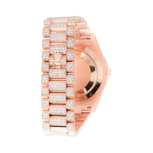 Rolex Day-Date iced out (Rose gold)