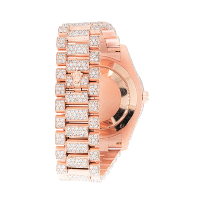 Rolex Day-Date iced out (Rose gold)