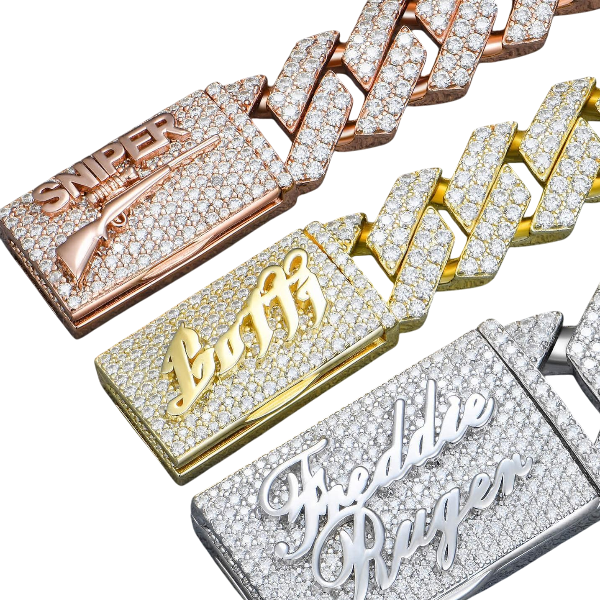 Cuban Link Chains Custom Clasp