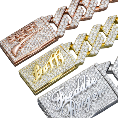 Cuban Link Chains Custom Clasp