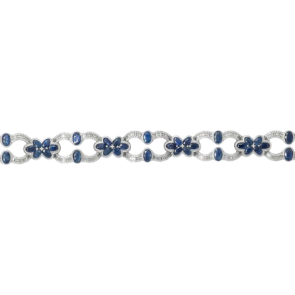 Blaues Perlenarmband 10mm