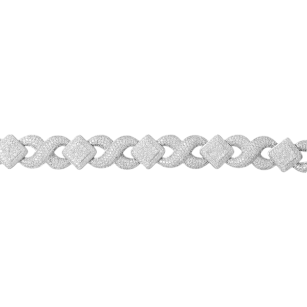Diamond infinity bracelet 10mm
