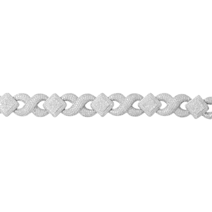Diamond infinity bracelet 10mm