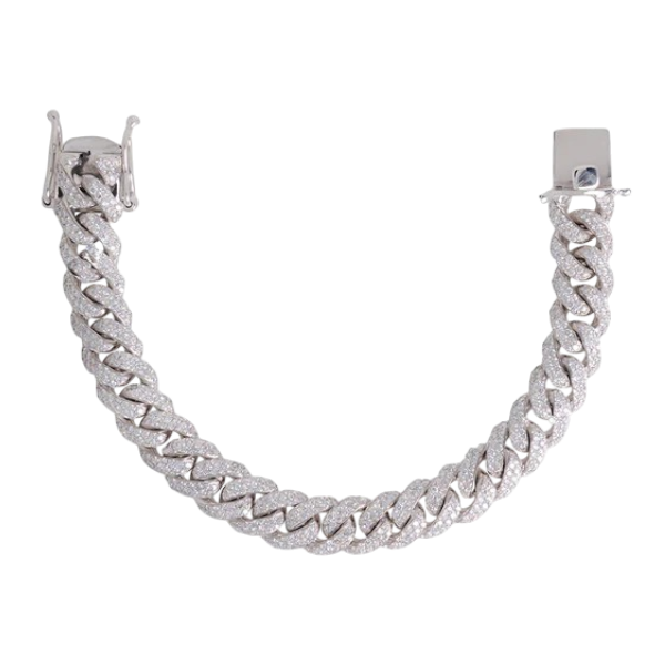 8mm bubble cuban link bracelet