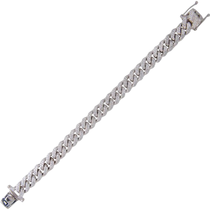 8mm bubble cuban link bracelet