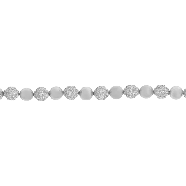 6mm diamond balls bracelet