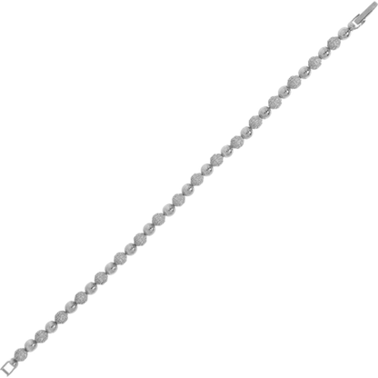 6mm diamond balls bracelet