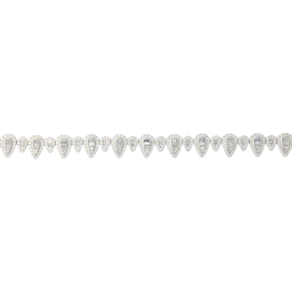 6mm diamond drip bracelet