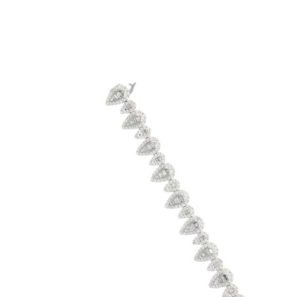 6mm diamond drip bracelet
