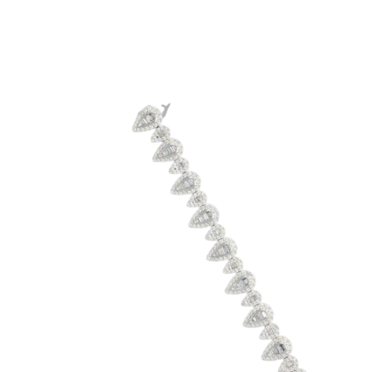 6mm diamond drip bracelet