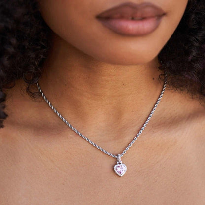 Pendentif Cœur Rose