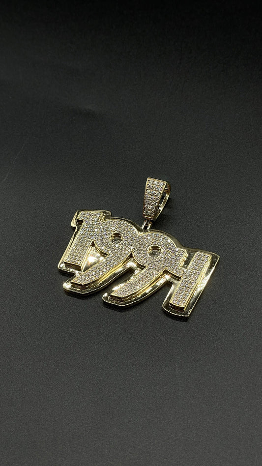Pendant number of your choice (H4cm L6cm)