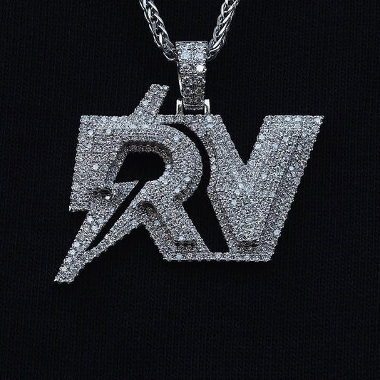 Customizable pendant H4cm L6cm + 3mm popcorn chain