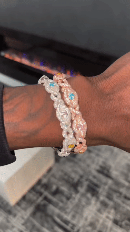8mm eye bracelet