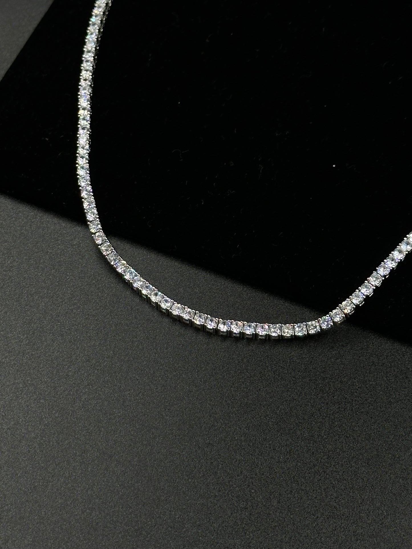 3mm tennis chain + 3mm tennis bracelet