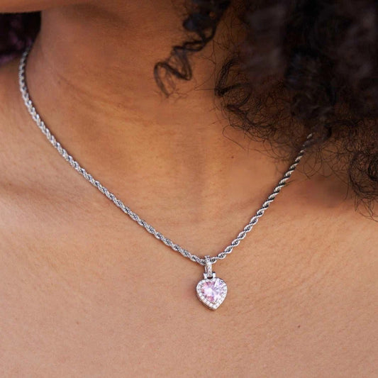 Pendentif Cœur Rose