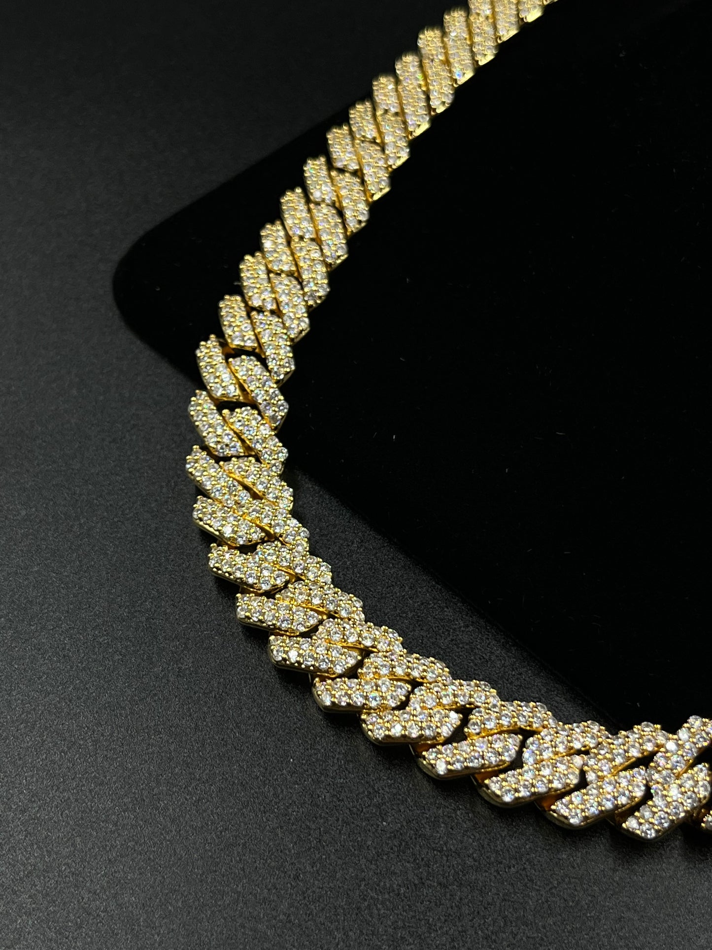 14mm Cuban Link Chain (Yellow Gold)