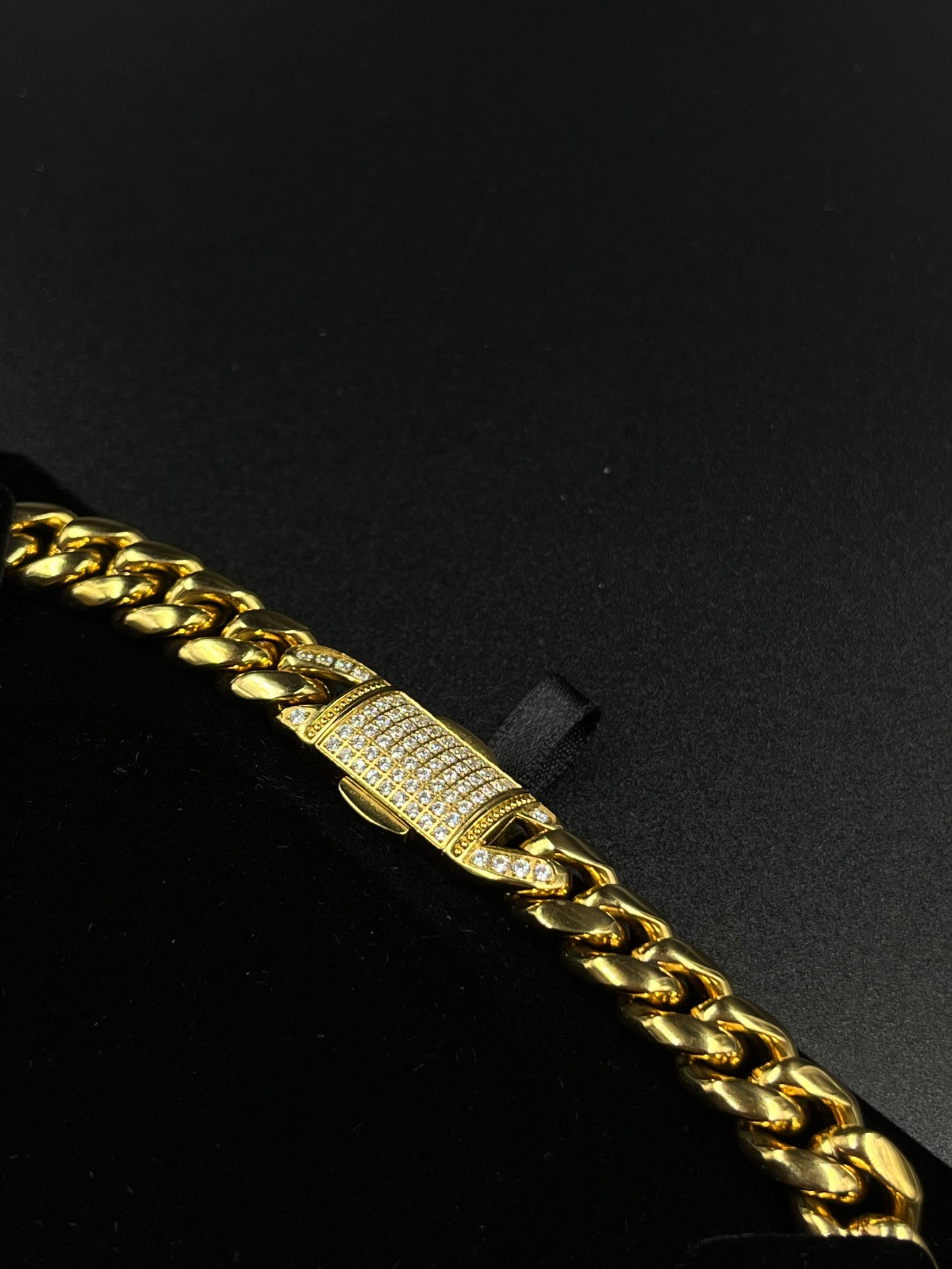 12mm Cuban Link Chain (Yellow Gold)