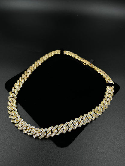14mm Cuban Link Chain (Yellow Gold)