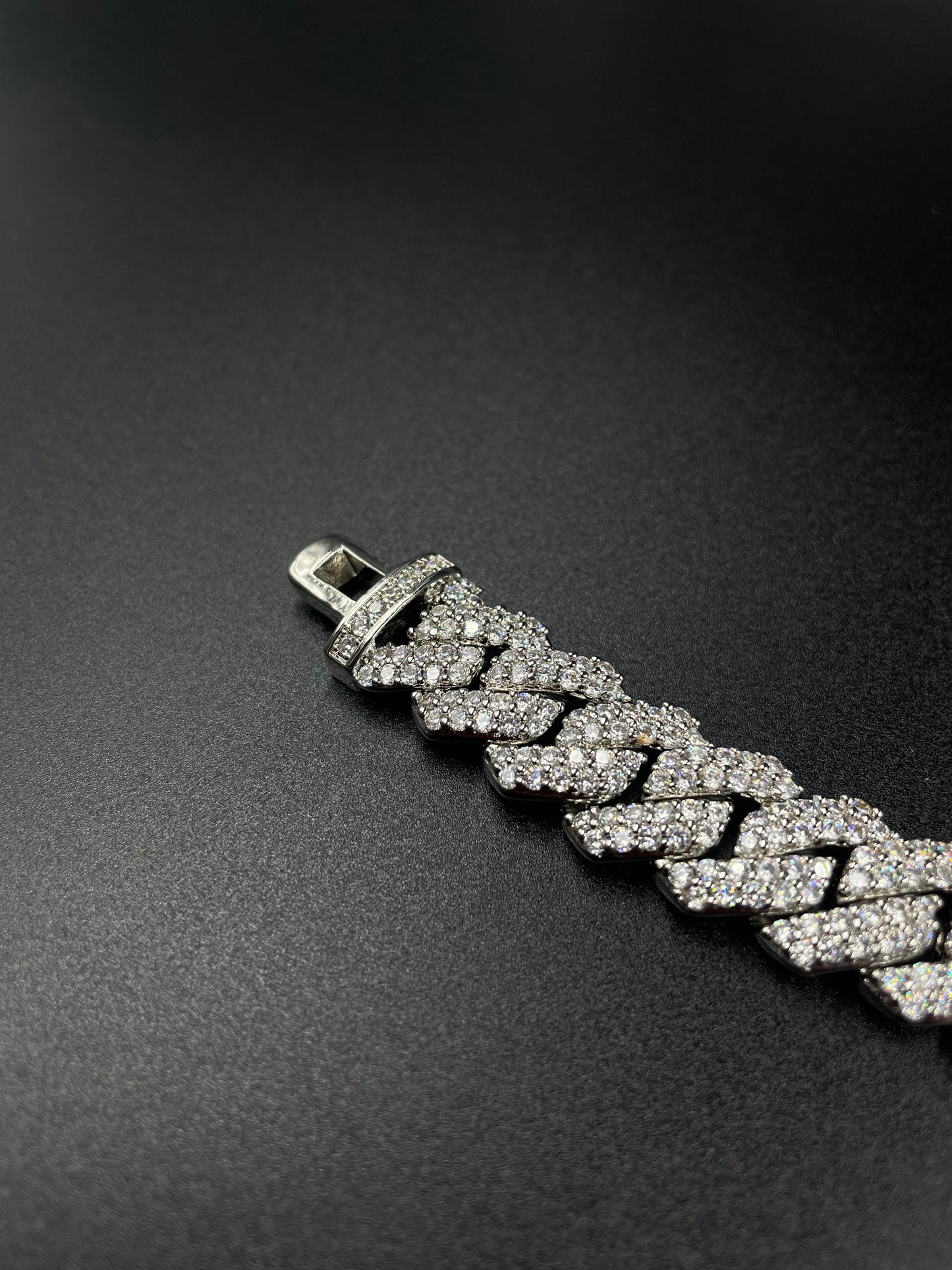 Bracelet à maillons cubains 14mm