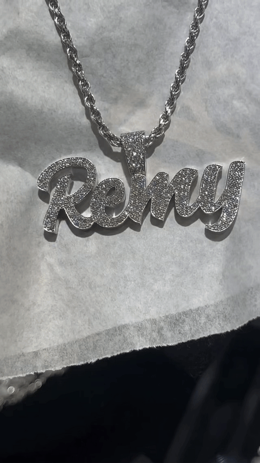 Customizable pendant H2cm L5cm + 5mm twisted chain