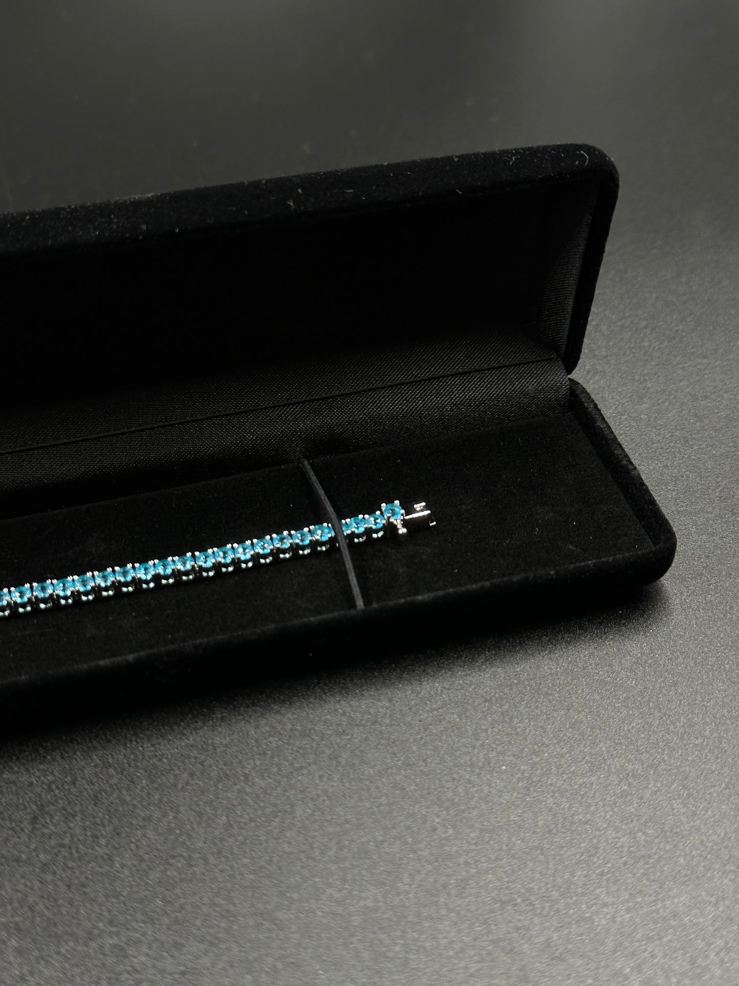 Tennisarmband 3mm blau