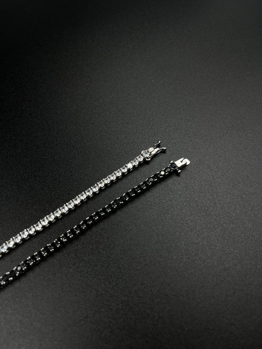Bracelet tennis 3mm & bracelet tennis 3mm black