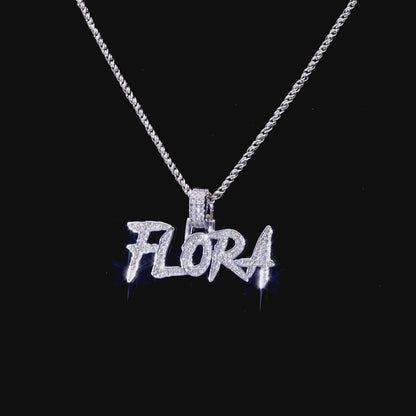 Personalized word pendant