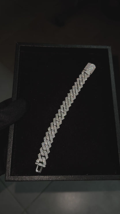 Bracelet à maillons cubains 14mm